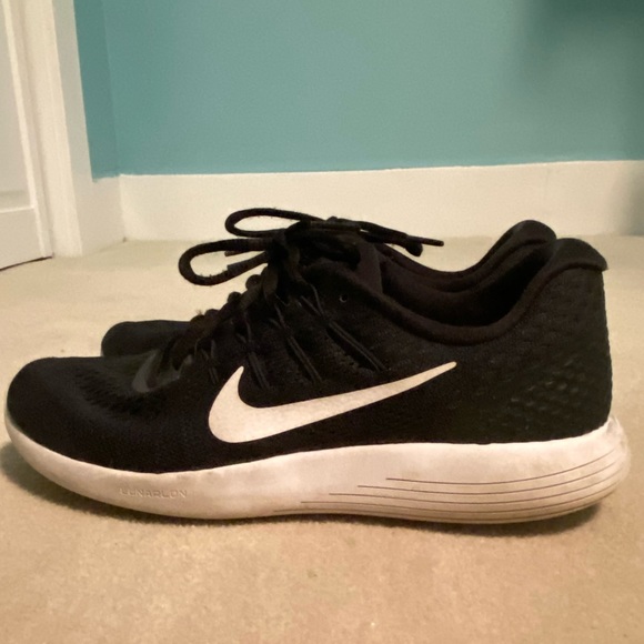 Nike black running shoes, size 9.5